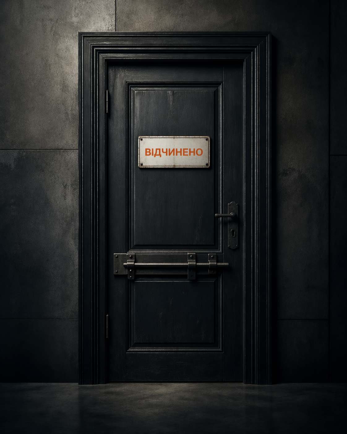 Ілюстрація про зачинені можливості для клієнта через правила компанії